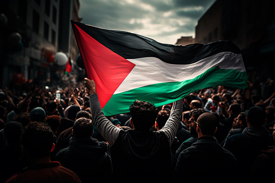 Auditioning for humanity: the geopolitics of social media and the question of Palestine