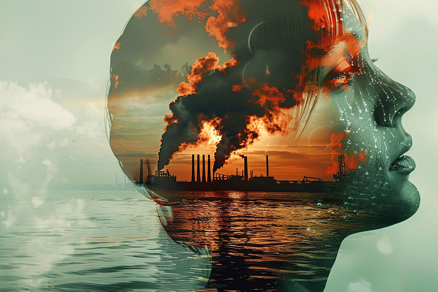 Technology-Enabled Psychosocial Interventions for Climate-Affected Populations